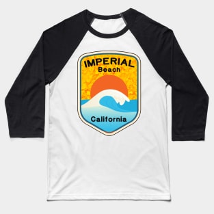 Imperial Beach California Surfing Surf CA Baseball T-Shirt